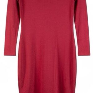 Wild Fable Women's Long Sleeve Bodycon Dress Deep Red size XL  NWT